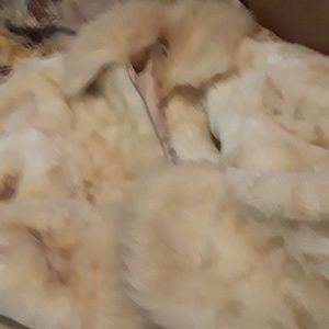 BLANC NOIR FAUX FUR  JACKET